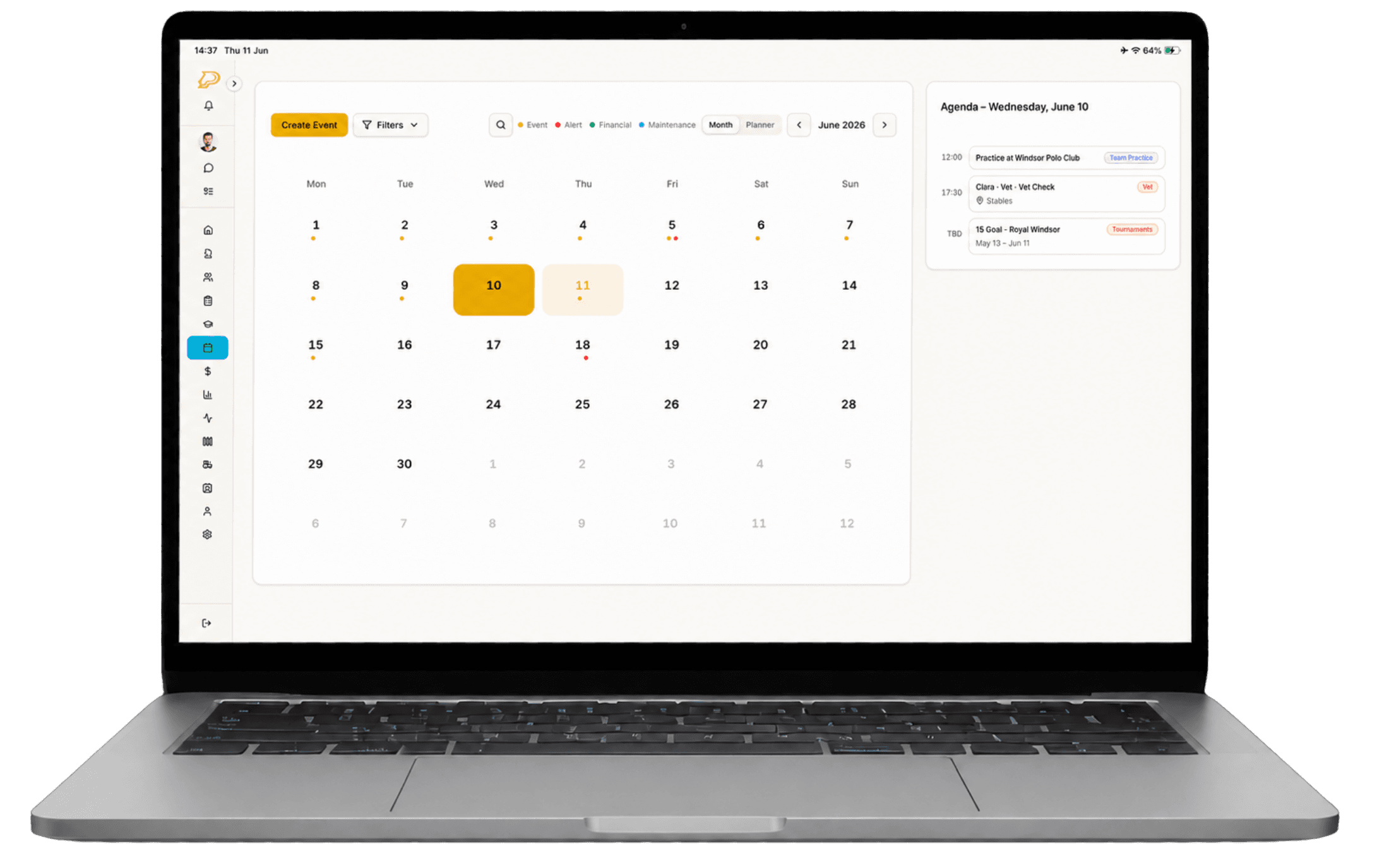 Operational calendar
